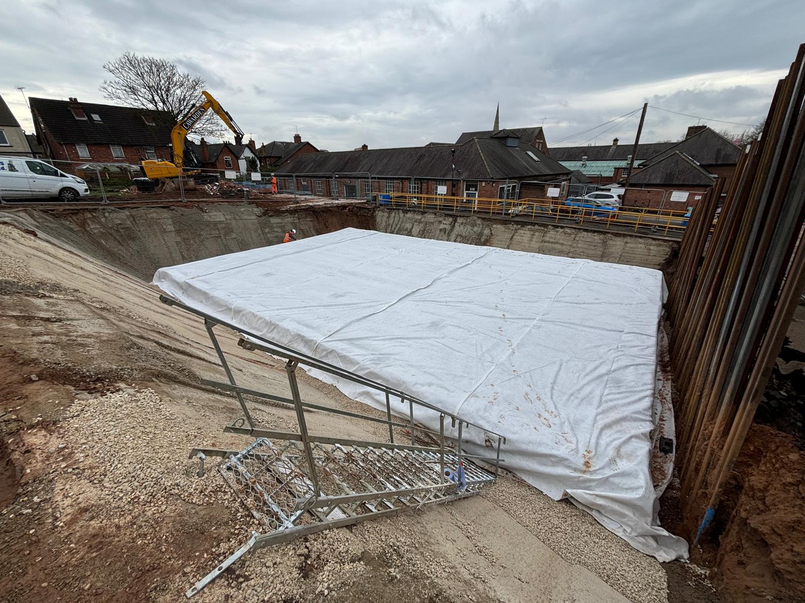 Attenuation tank installation